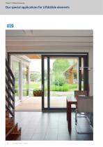 WINDOW TECHNOLOGY - DESIGN HANDBOOK AND ORDER CATALOGUE - Lift&Slide hardware for aluminium elements - 8