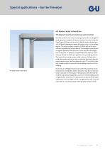 WINDOW TECHNOLOGY - DESIGN HANDBOOK AND ORDER CATALOGUE - Lift&Slide hardware for aluminium elements - 9