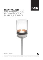 Gravit candle manual - 1