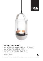 Gravity candle - 1