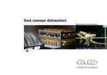 Rack conveyor dishwashers - 1