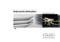 Undercounter dishwashers - 1