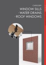 Catalogue chapter window sills / water drains / roof windows - 5