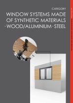 Catalogue chapter window systems made od synthetic materials/ wood-aluminium / steel - 5