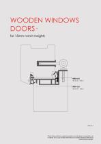 Catalogue chapter wooden windows / doors - 16