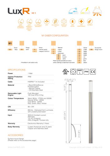 LuxR M1 Saber