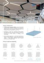 Acoustic suspended baffle ceiling panels-1