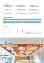 Acoustic suspended baffle ceiling panels-2