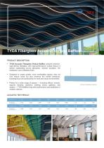 Suspended acoustic baffle panels - vertial hanging-1
