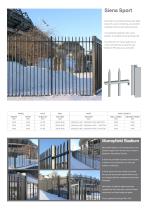 Steel Fencing Systems - Railing Fences Modena I Siena I Siena Sport I Rimini - 9