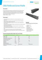 GALV Profile and Corner Profile