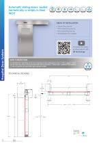 Automatic sliding doors, sealed hermetically or simply in Steel INOX - 1