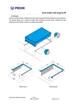 Dock leveller with hinge lip PS - 12