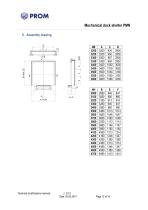 Mechanical dock shelter PMN - 12