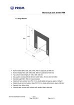 Mechanical dock shelter PMN - 4