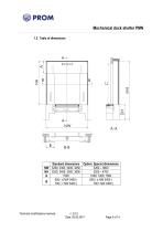 Mechanical dock shelter PMN - 5