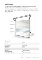 Product datasheet - ISO high-speed sectional door (Helix) (PDAH)-3