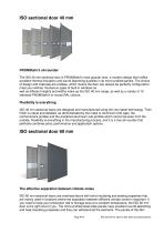 Product datasheet - ISO sectional door (PDAI) - 4