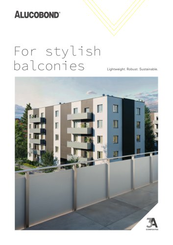 ALUCOBOND&reg; balcony