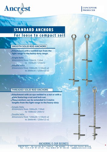 Standard anchoring
