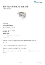 CONCRETE FOOTBALL TABLE 01-1