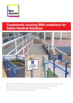 Components ensuring DDA compliance for Safety Handrail Solutions - 1