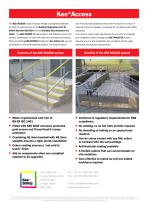 Components ensuring DDA compliance for Safety Handrail Solutions - 2