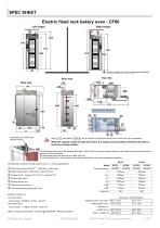 Electric fixed rack bakery oven - CF80 - 5