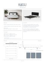 Product sheet bed Ída black - 2