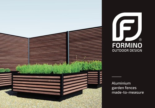 Formino - Aluminium garden fences made-to-measure