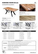 MAPLE TABLES 40 mm - 2