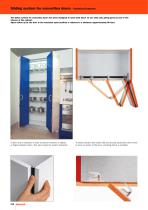 Sliding system for concertina doors - 2