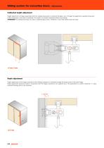 Sliding system for concertina doors - 4