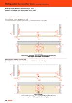 Sliding system for concertina doors - 6