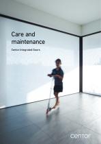 Centor Integrated Doors Care and maintenance - 1