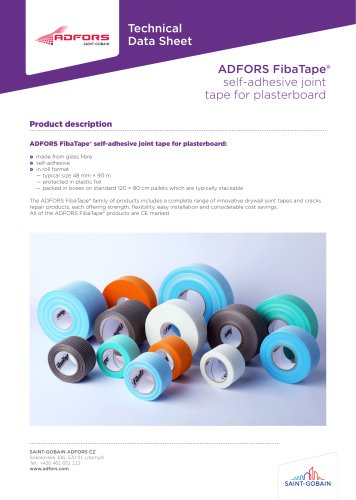 ADFORS FibaTape self-adhesive joint tape for plasterboard