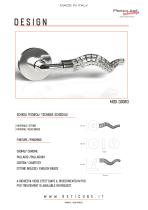 MANIGLIE  - DOOR HANDLES 3D LASER TECHNOLOGY design Made in Italy - 8