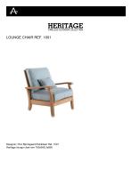 LOUNGE CHAIR REF. 1001 - 1