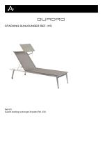 STACKING SUNLOUNGER REF. 415-1