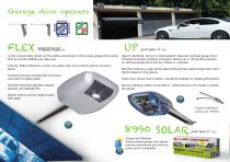 Automation for life - Energy saving and Solar powered openers Enhanced technical performance and ease of use 2 0 1 8 - 6