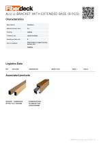 ALU U-BRACKET WITH EXTENDED BASE -2