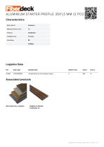 Aluminium starter profile 35x1,5 mm-2