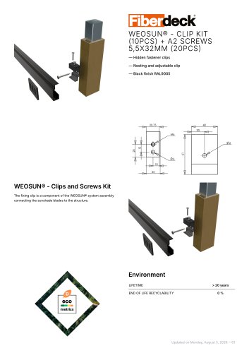 WEOSUN® - Clip kit 
