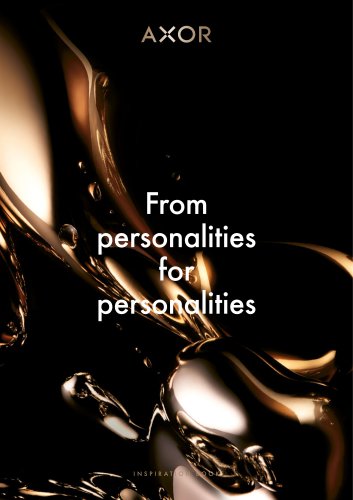 From personalities for personalities