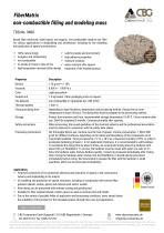 FiberMatrix non-combustible filling and modeling mass - 1