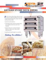 Artisan Stone Deck ovens 1T