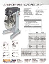 General Purpose Planetary Mixer - 2