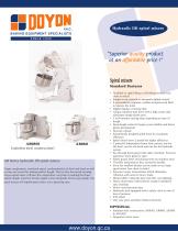 Hydraulic lift spiral mixers-1
