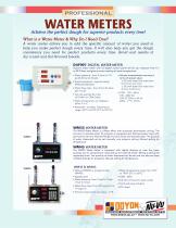 WM45 Digital Water Meter with Hot and Cold Water Inlets - 1