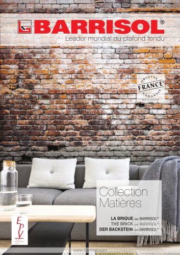 Collection Matières The Brick by BARRISOL